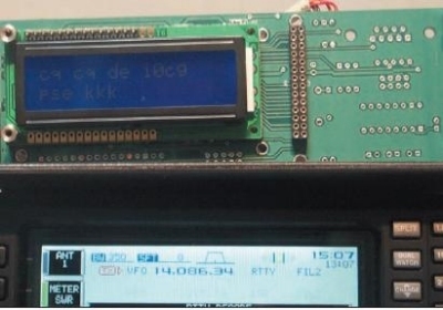 Generatore RTTY e CW per IC-756 e IC-7400. Un microcontrollore, una tastiera e poco altro