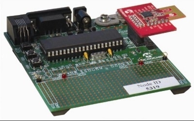 MRF24J40, Utility per i radio-driver montato sulla development board PICDEM™Z.jpg
