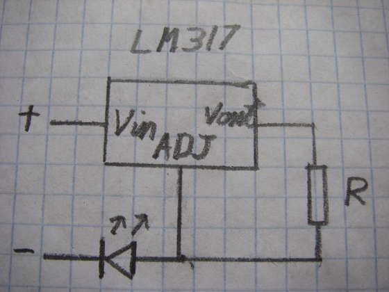 LM317 generatore corrente