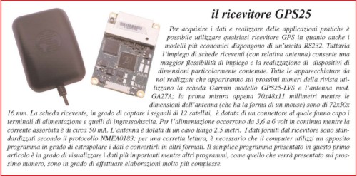 gps ricevitore gps25