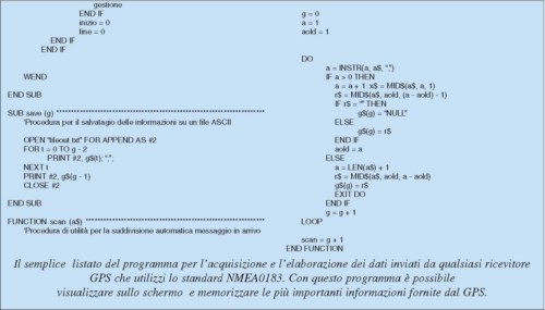 global positioning system protocollo nme0183