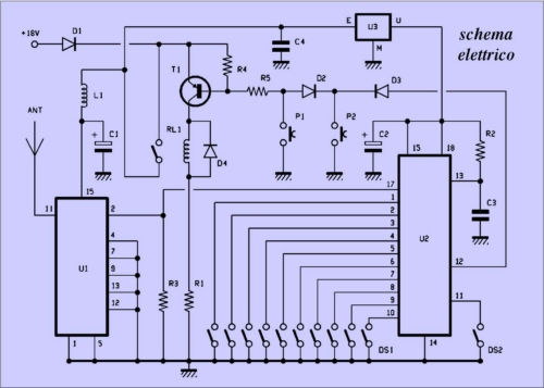 trasmettitore alta potenza schema elettrico