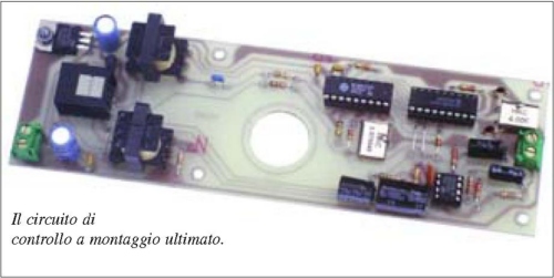 controllo ambientale audio con gsm montaggio ultimato