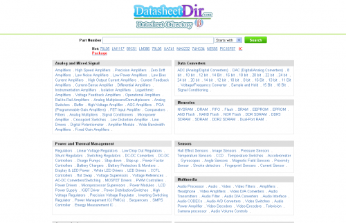 datasheet directory