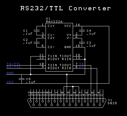 convertitore ttl-rs232