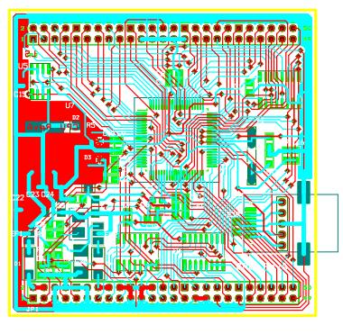 Yourduino CPU con DSPIC circuito stampato