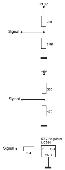 Figura 9. La terminazione dei segnali su bus VME