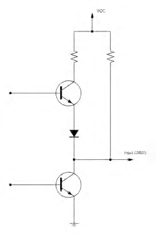 Figura 3. Interfacciamento TTL-CMOS