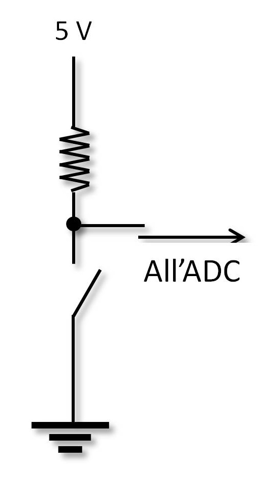 Figura 3: Switch meccanico con pull-up.