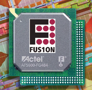Figura 1. Fusion è la prima FPGA di Actel che integra periferiche mixed-signal