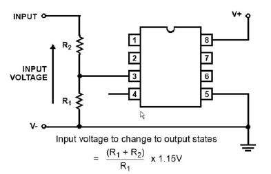 Figura 6: semplice Voltage Detector a singola soglia.
