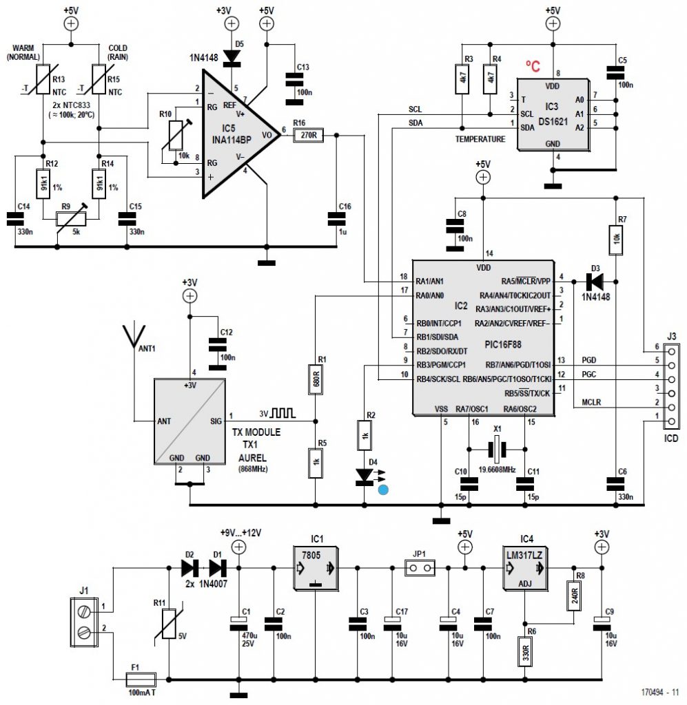 AZDelivery Sensore Pioggia Per Arduino - Kit Con 3 Moduli + E-Book Gratis!