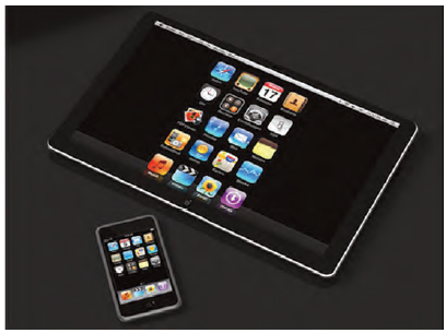 Figura 3: l’iPad ed il nuovo iPhone4, entrambi i dispositivi fanno uso dell’A4.