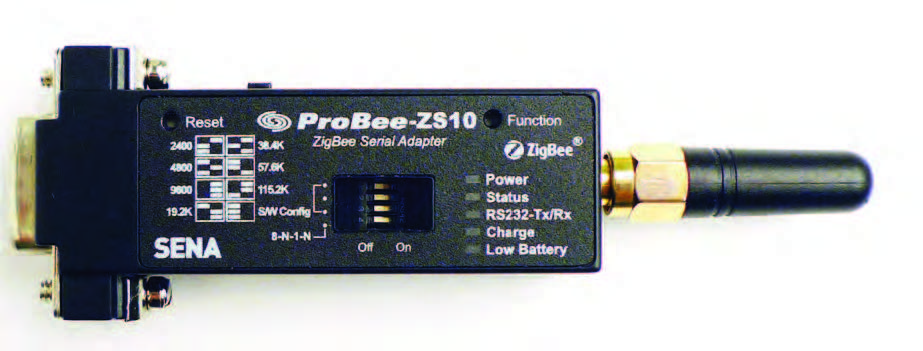 Figura 2: i moduli Zigbee sono disponibili anche boxati con interfaccia RS232.