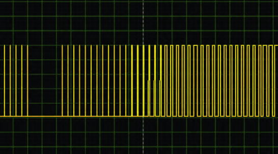 Figura 15: senza il filtro d’uscita l’onda sinusoidale non sarebbe stata prodotta.