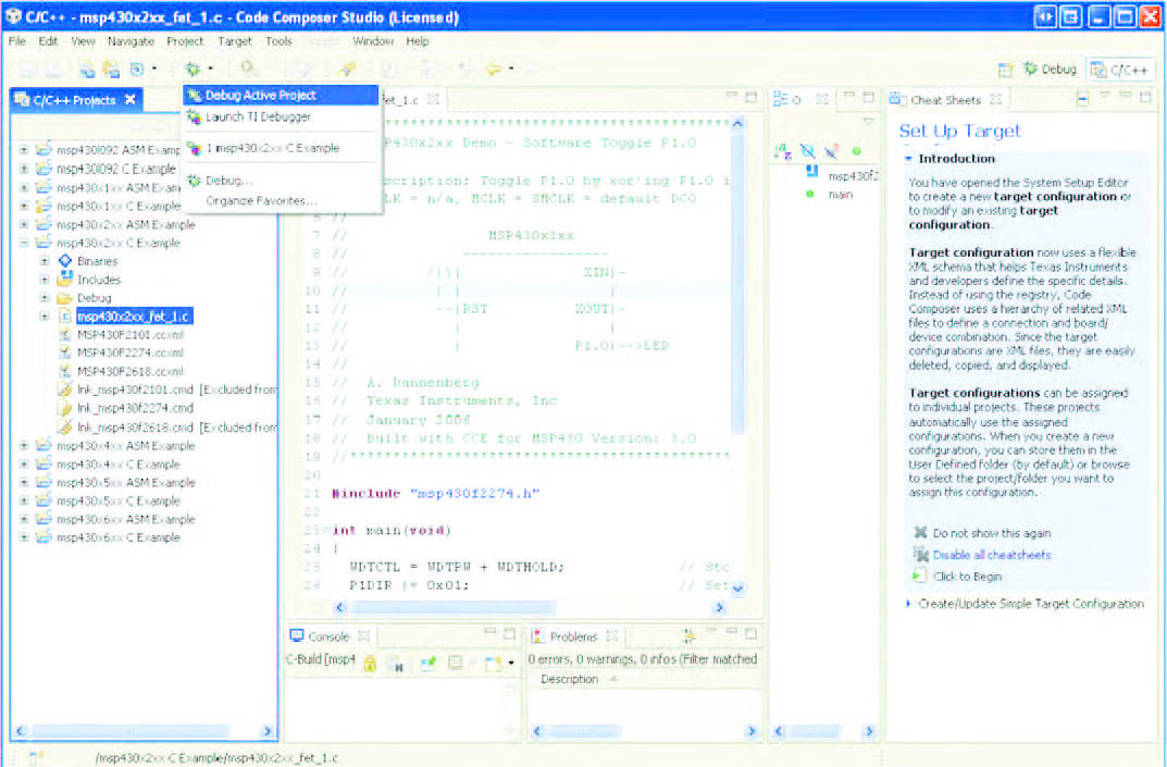 code composer studio download code from msp430 code composer studio download code from msp430
