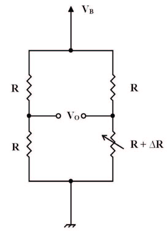 Figura 4 : ponte con trasduttore resistivo