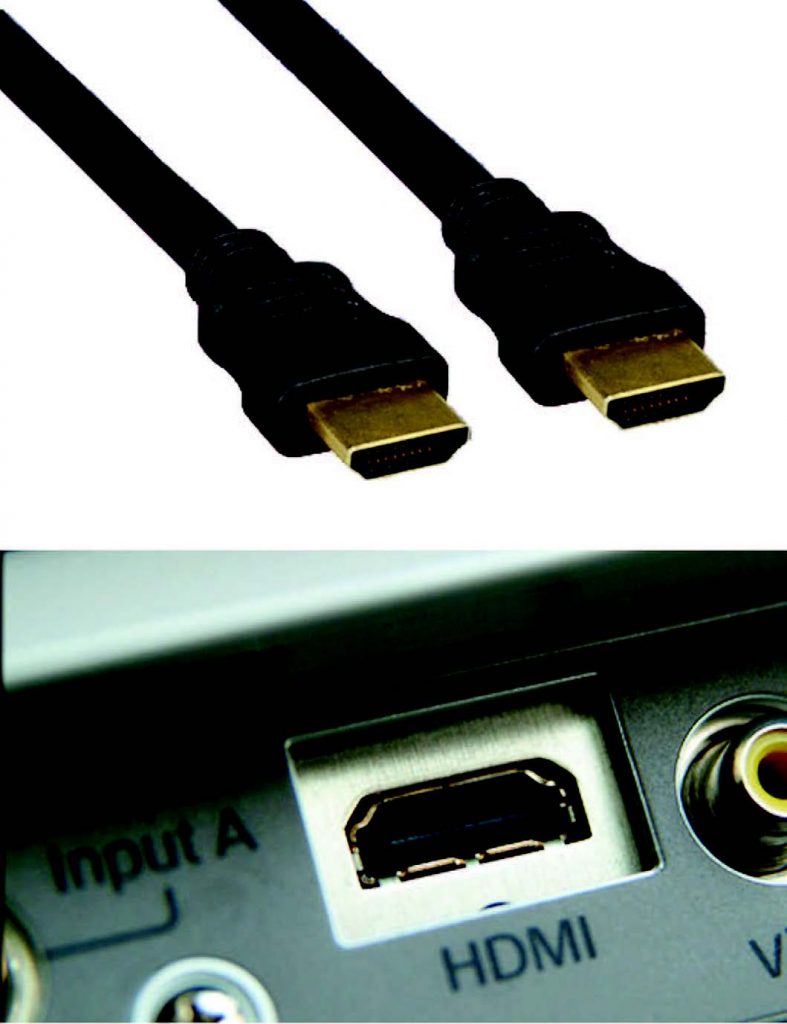 Figura 24: presa e cavo HDMI.