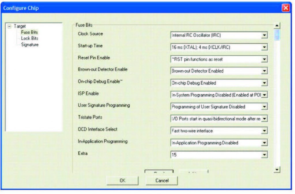 figura 10 - Configure Chip