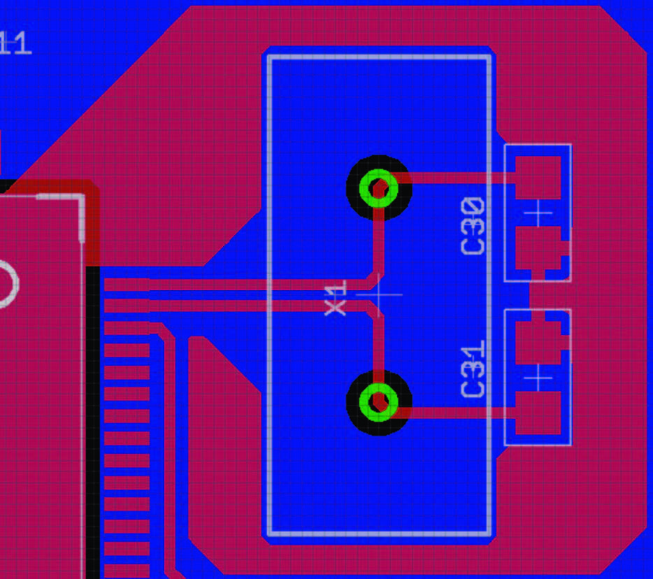 Figura 8: esempio di schermatura di un oscillatore