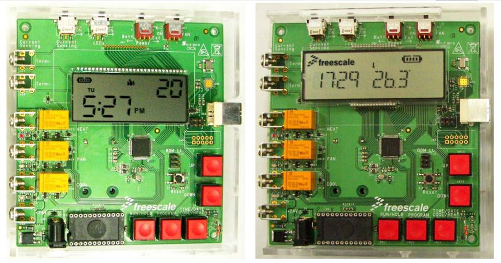 Figura 1: Le due tipologie di termostato Freescale