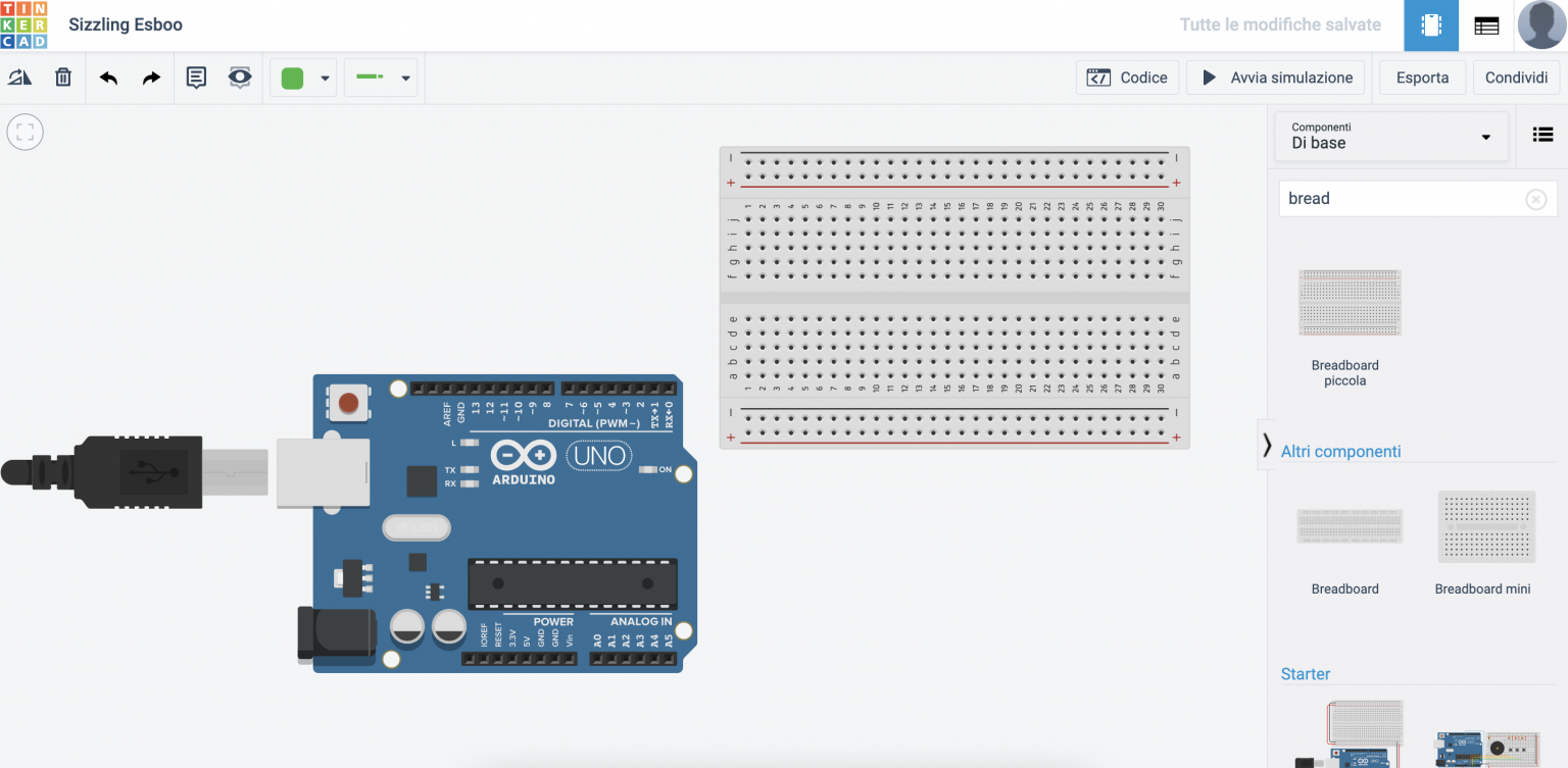 TinkerCAD Circuit: come usare componenti passivi con Arduino ...