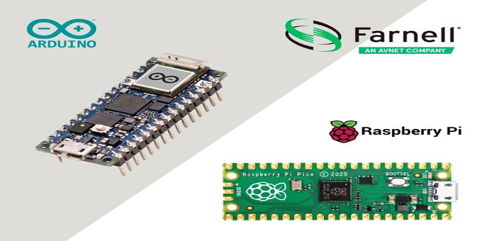 Le schede di sviluppo Arduino Nano RP2040 Connect e Raspberry Pi Pico ...