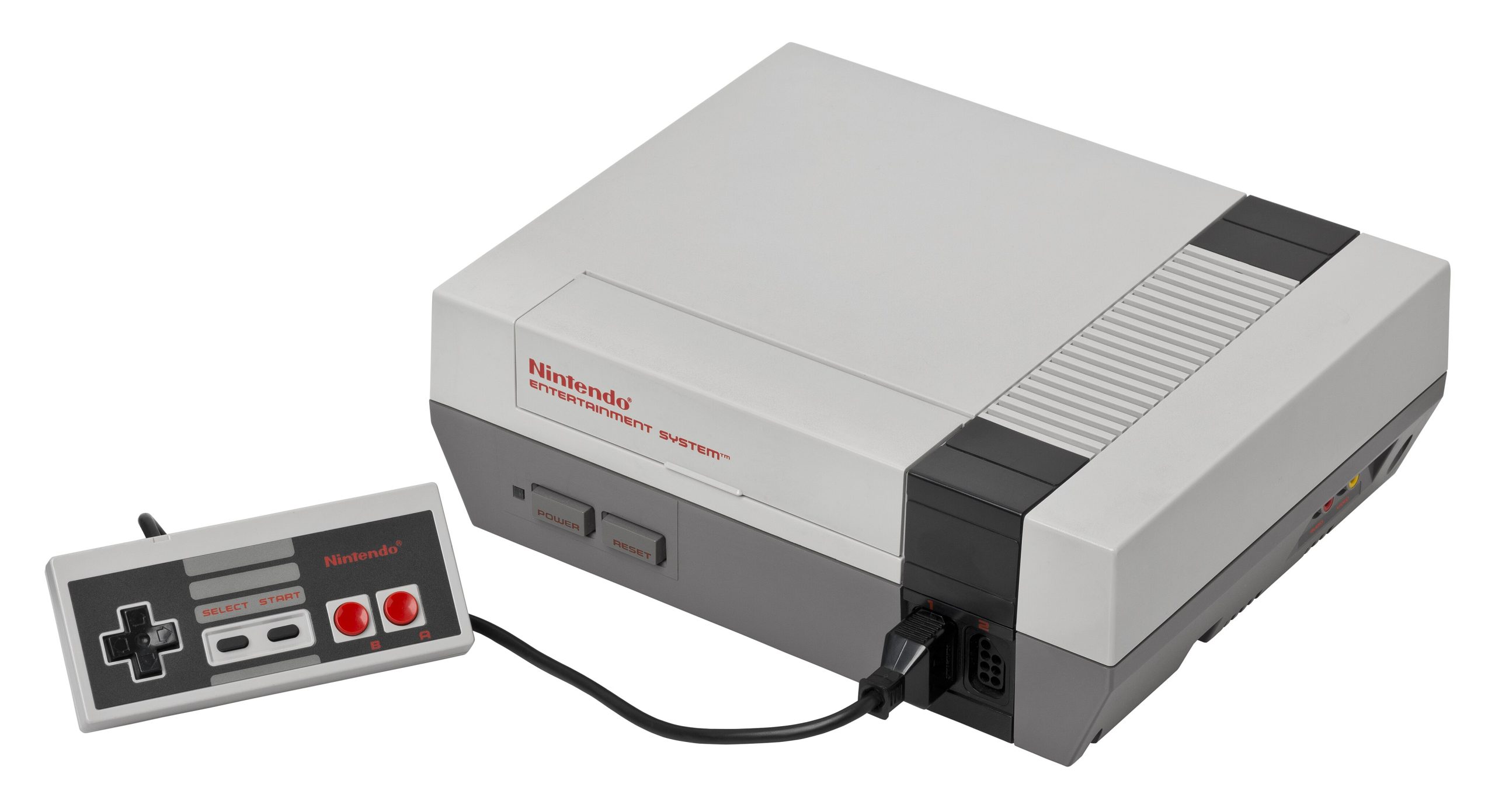 Console NES, fonte Wikimedia:https://commons.wikimedia.org/wiki/User:Evan-Amos