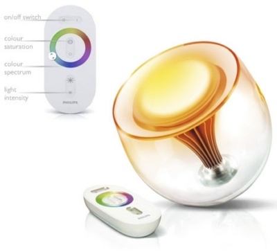 Philips, lampada a LED a 12 watt e LivingAmbience